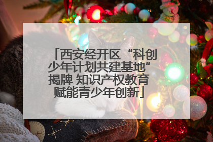 西安经开区“科创少年计划共建基地”揭牌 知识产权教育赋能青少年创新