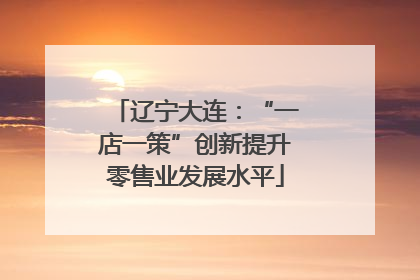 辽宁大连：“一店一策”创新提升零售业发展水平