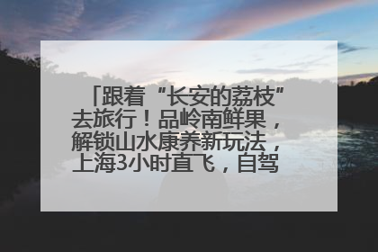 跟着“长安的荔枝”去旅行！品岭南鲜果，解锁山水康养新玩法，上海3小时直飞，自驾高速费优惠