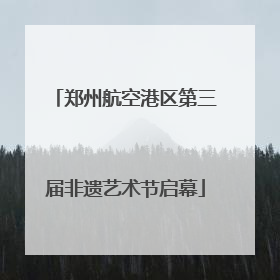 郑州航空港区第三届非遗艺术节启幕