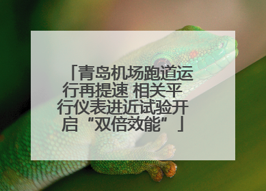 青岛机场跑道运行再提速 相关平行仪表进近试验开启“双倍效能”