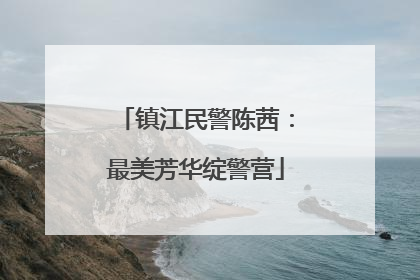 镇江民警陈茜：最美芳华绽警营
