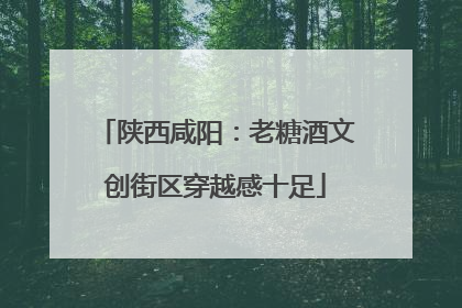 陕西咸阳：老糖酒文创街区穿越感十足