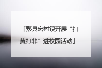 黟县宏村镇开展“扫黄打非”进校园活动