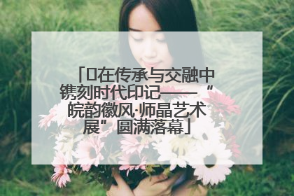 ﻿在传承与交融中镌刻时代印记——“皖韵徽风·师晶艺术展”圆满落幕