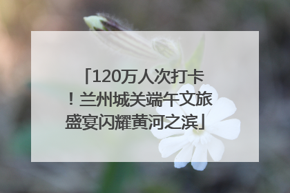 120万人次打卡！兰州城关端午文旅盛宴闪耀黄河之滨