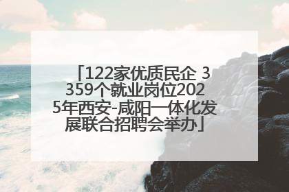 122家优质民企 3359个就业岗位2025年西安-咸阳一体化发展联合招聘会举办
