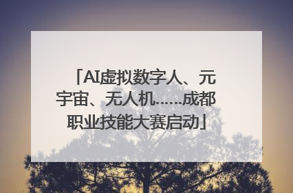 AI虚拟数字人、元宇宙、无人机……成都职业技能大赛启动